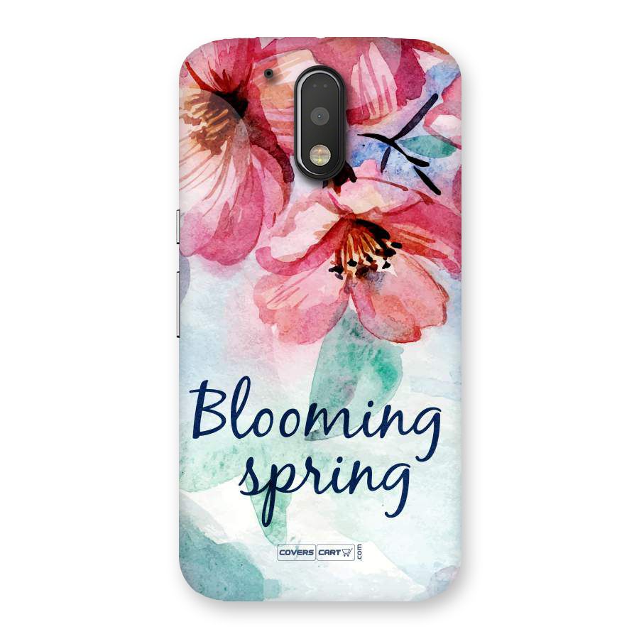 Blooming Spring Back Case for Motorola Moto G4