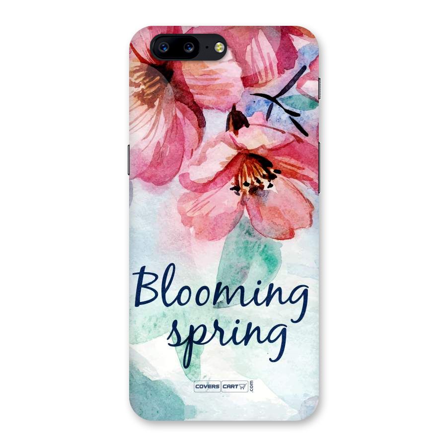 Blooming Spring Back Case for OnePlus 5