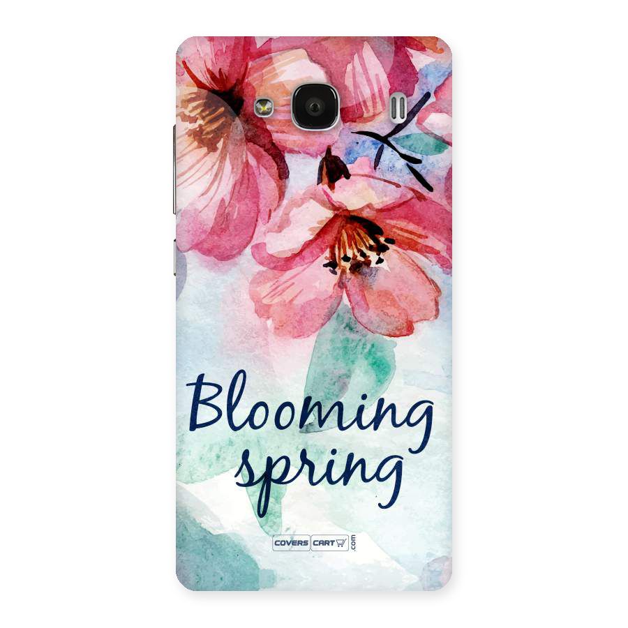 Blooming Spring Back Case for Redmi 2 Prime