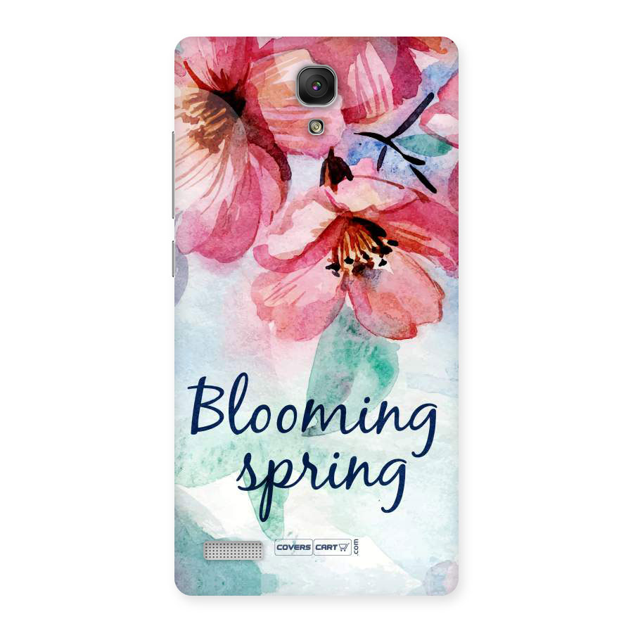 Blooming Spring Back Case for Redmi Note