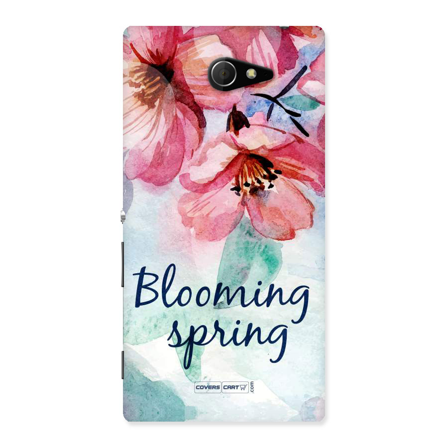 Blooming Spring Back Case for Sony Xperia M2