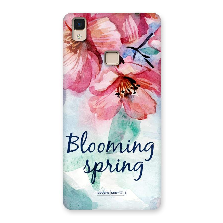 Blooming Spring Back Case for V3 Max
