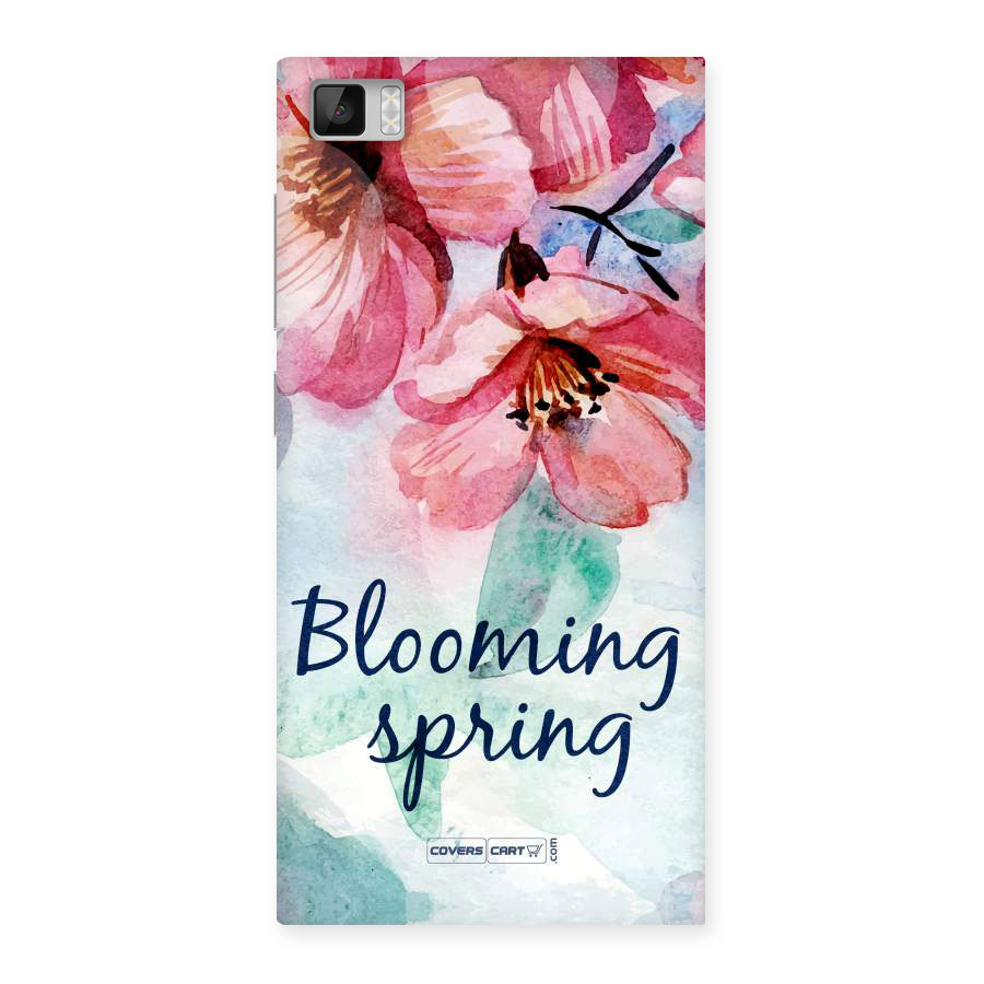 Blooming Spring Back Case for Xiaomi Mi3