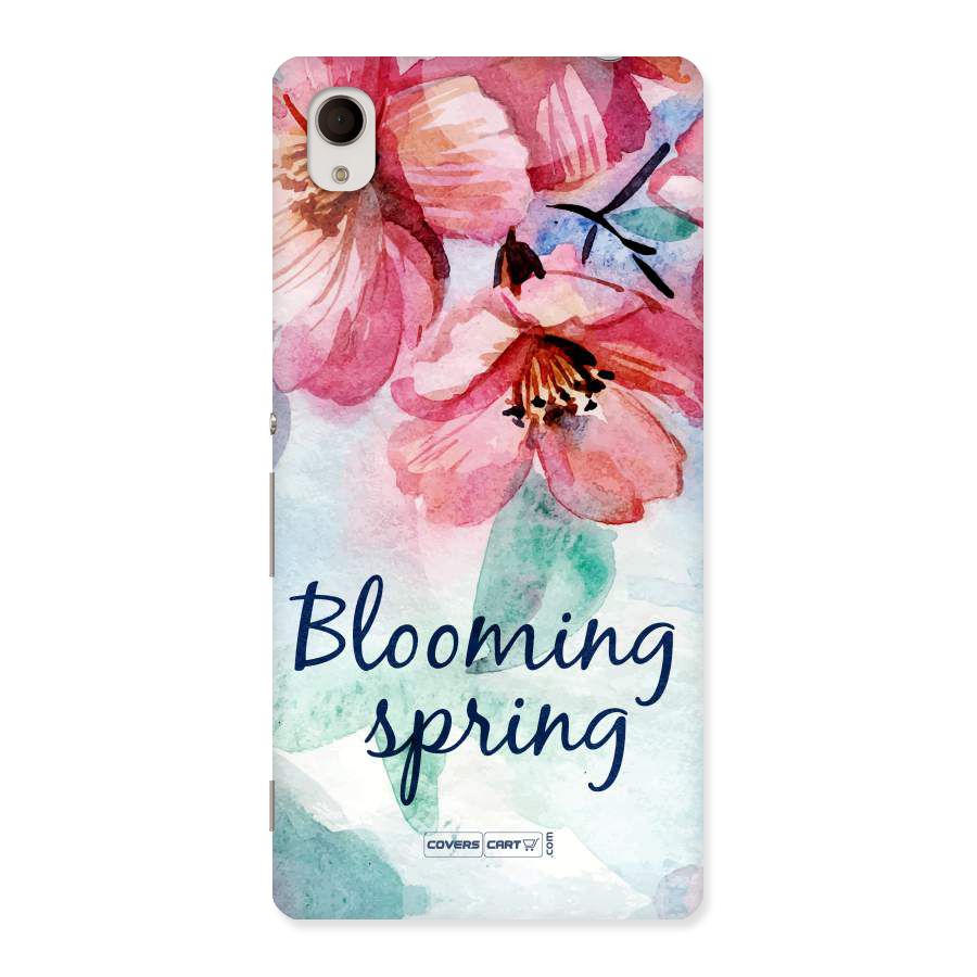 Blooming Spring Back Case for Xperia M4 Aqua