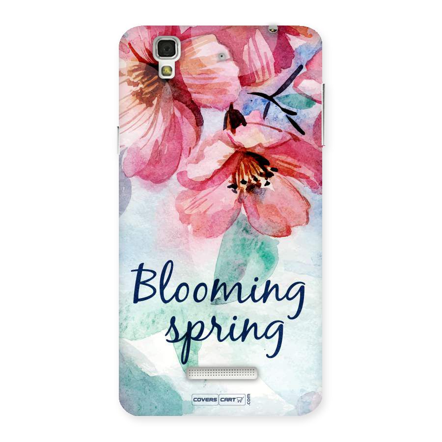 Blooming Spring Back Case for YU Yureka Plus