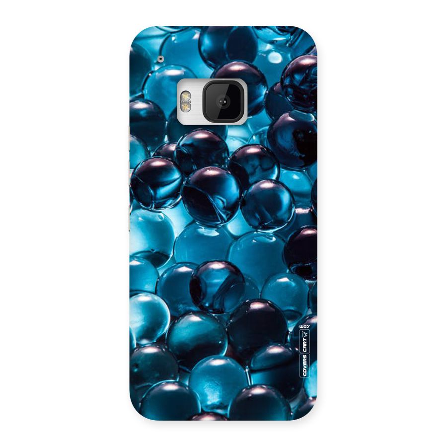 Blue Abstract Balls Back Case for HTC One M9