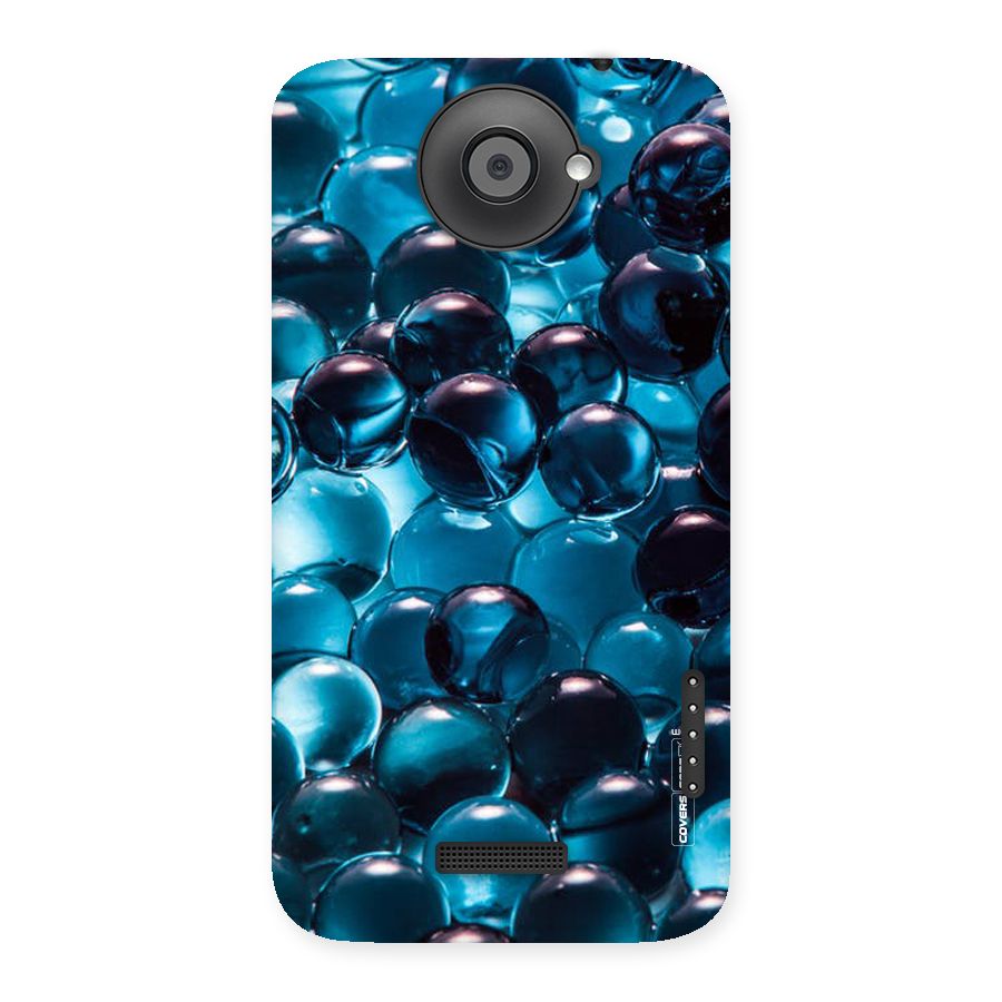 Blue Abstract Balls Back Case for HTC One X