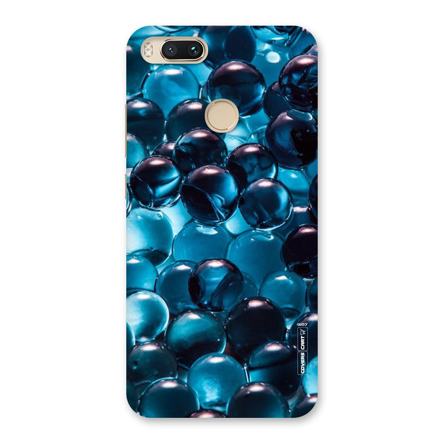 Blue Abstract Balls Back Case for Mi A1