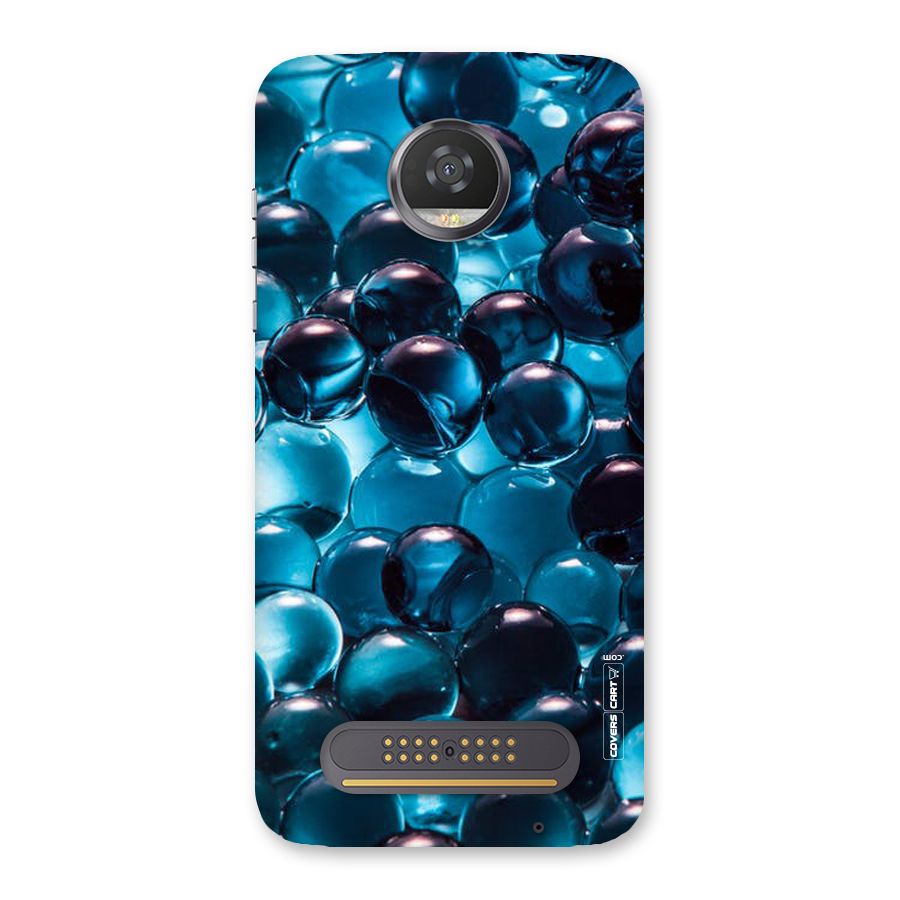 Blue Abstract Balls Back Case for Moto Z2 Play