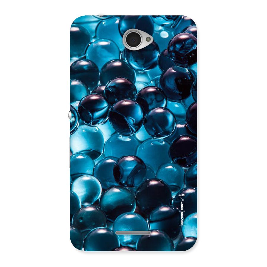 Blue Abstract Balls Back Case for Sony Xperia E4