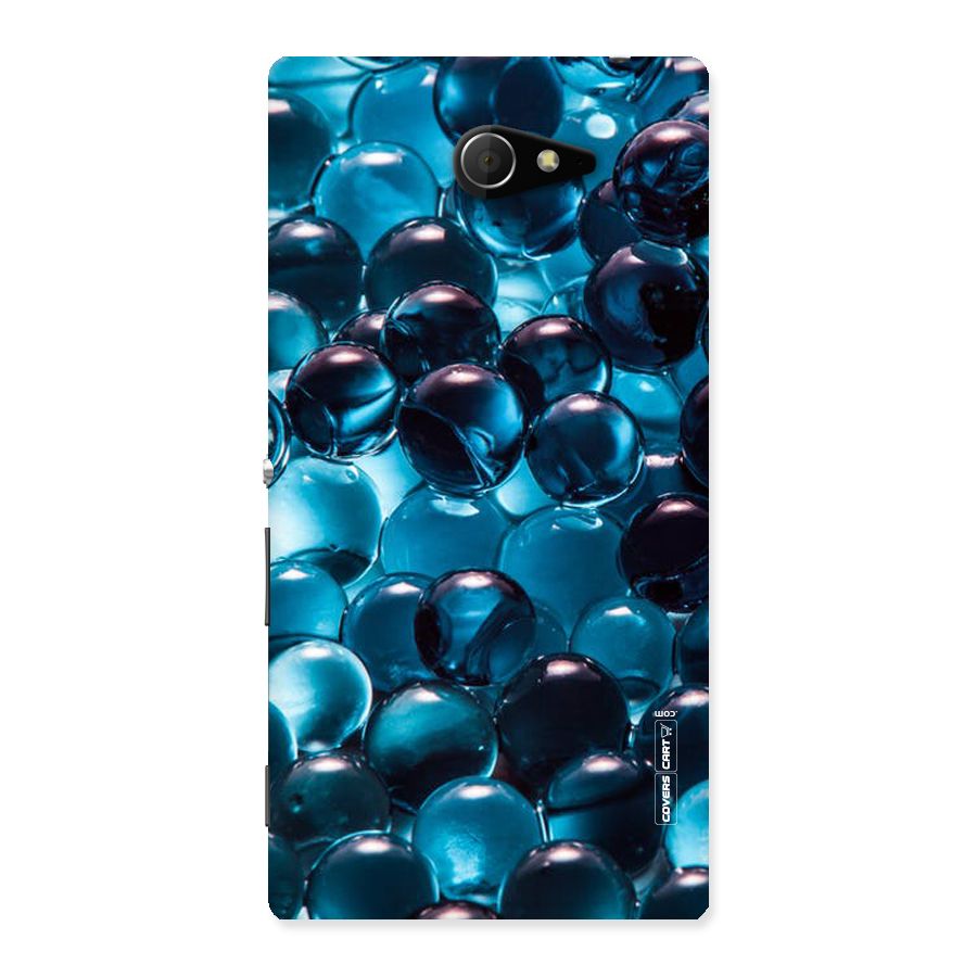 Blue Abstract Balls Back Case for Sony Xperia M2