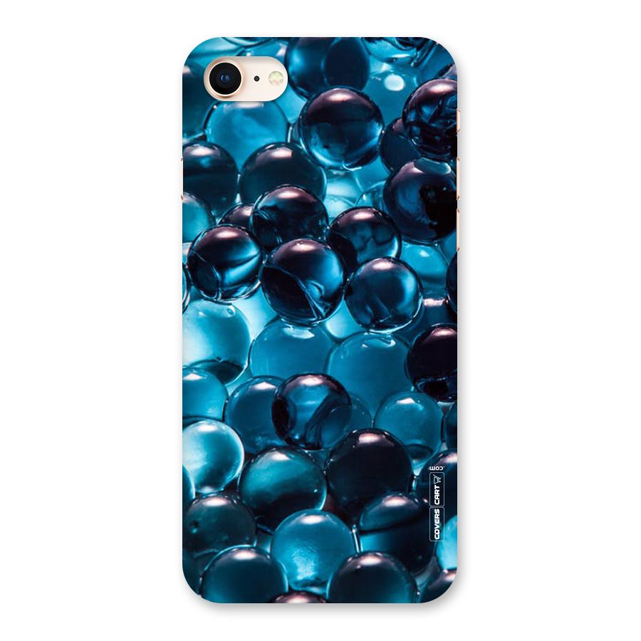 Blue Abstract Balls Back Case for iPhone 8
