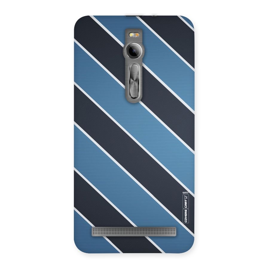 Blue Black Stripes Back Case for Asus Zenfone 2