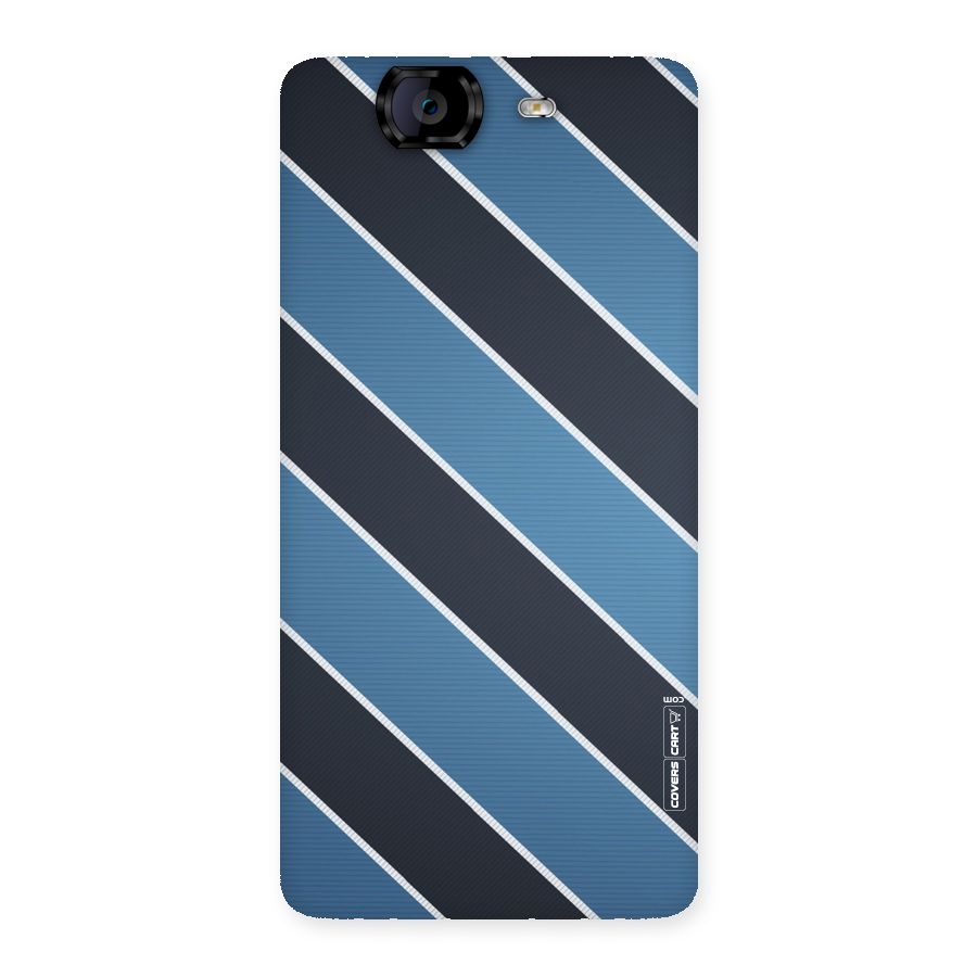 Blue Black Stripes Back Case for Canvas Knight A350