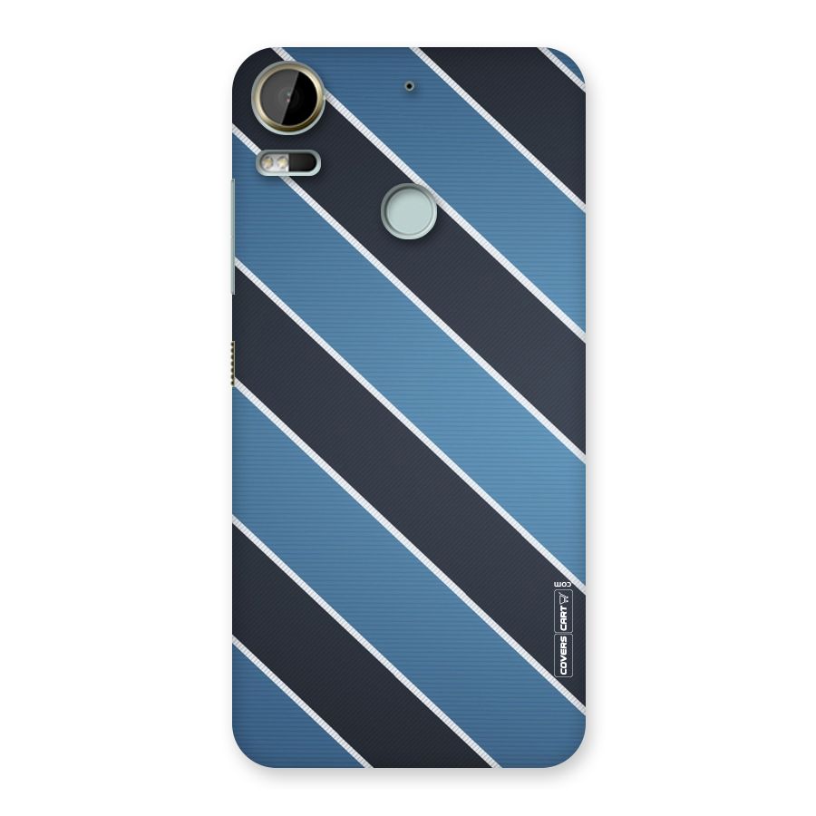 Blue Black Stripes Back Case for Desire 10 Pro