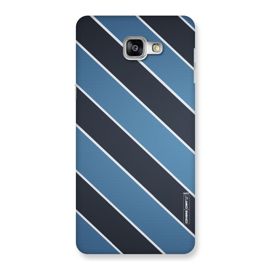 Blue Black Stripes Back Case for Galaxy A9