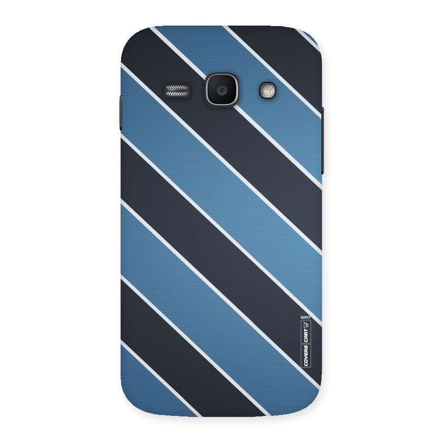 Blue Black Stripes Back Case for Galaxy Ace 3