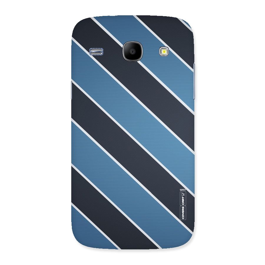 Blue Black Stripes Back Case for Galaxy Core