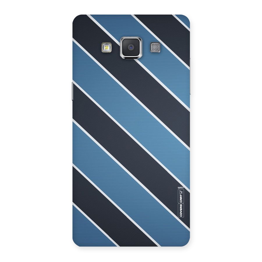 Blue Black Stripes Back Case for Galaxy Grand 3
