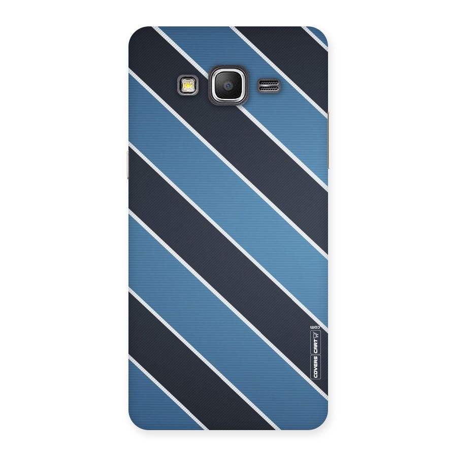 Blue Black Stripes Back Case for Galaxy Grand Prime