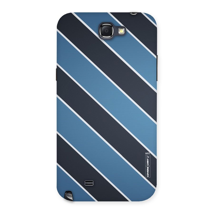 Blue Black Stripes Back Case for Galaxy Note 2