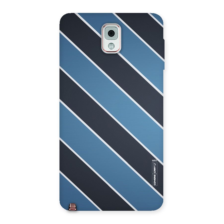 Blue Black Stripes Back Case for Galaxy Note 3