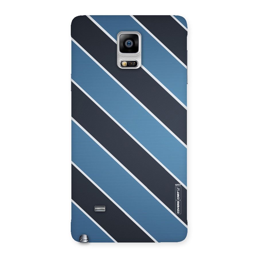 Blue Black Stripes Back Case for Galaxy Note 4