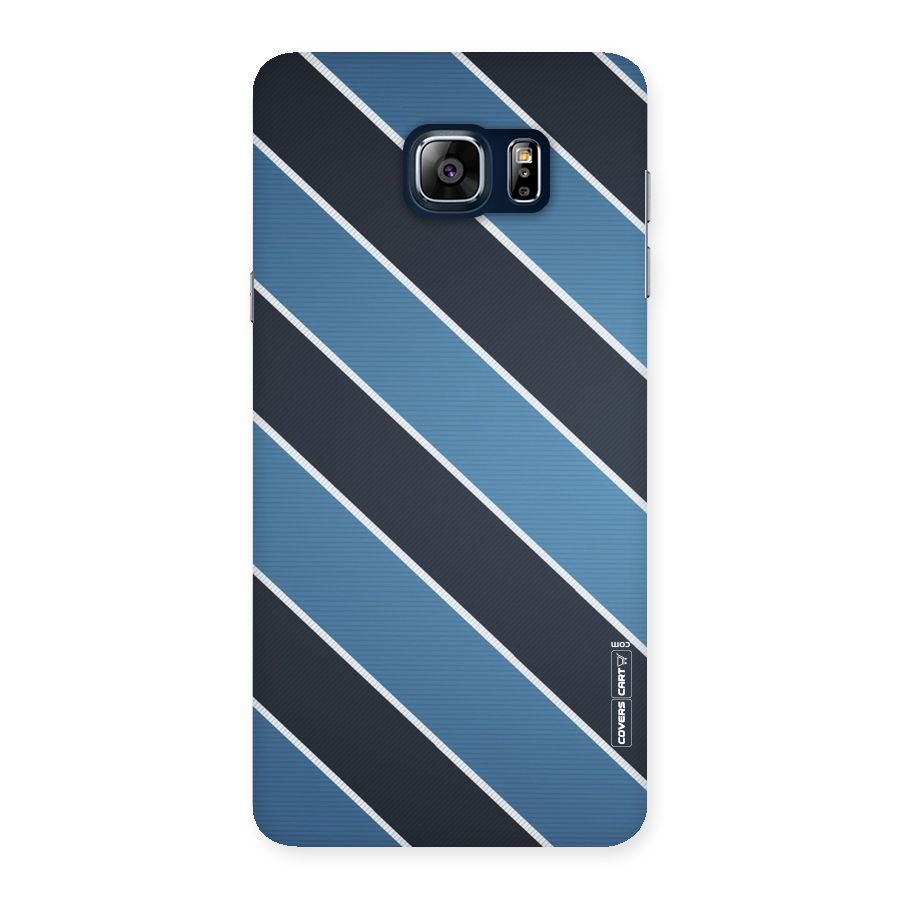 Blue Black Stripes Back Case for Galaxy Note 5