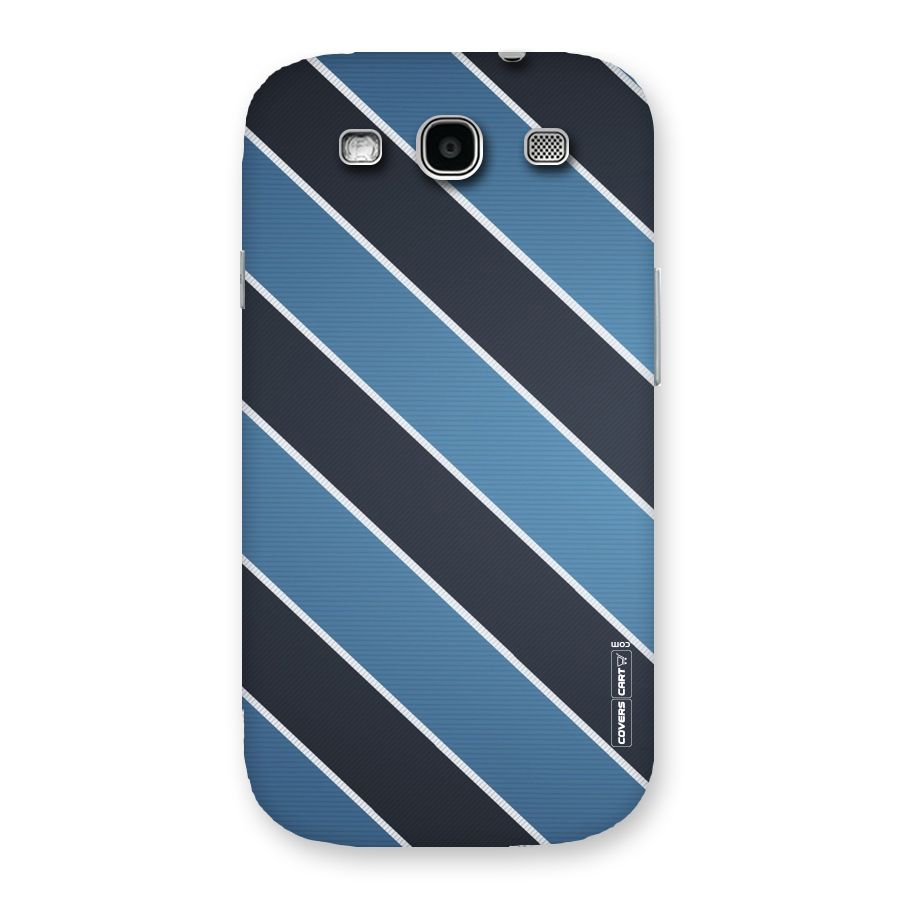 Blue Black Stripes Back Case for Galaxy S3