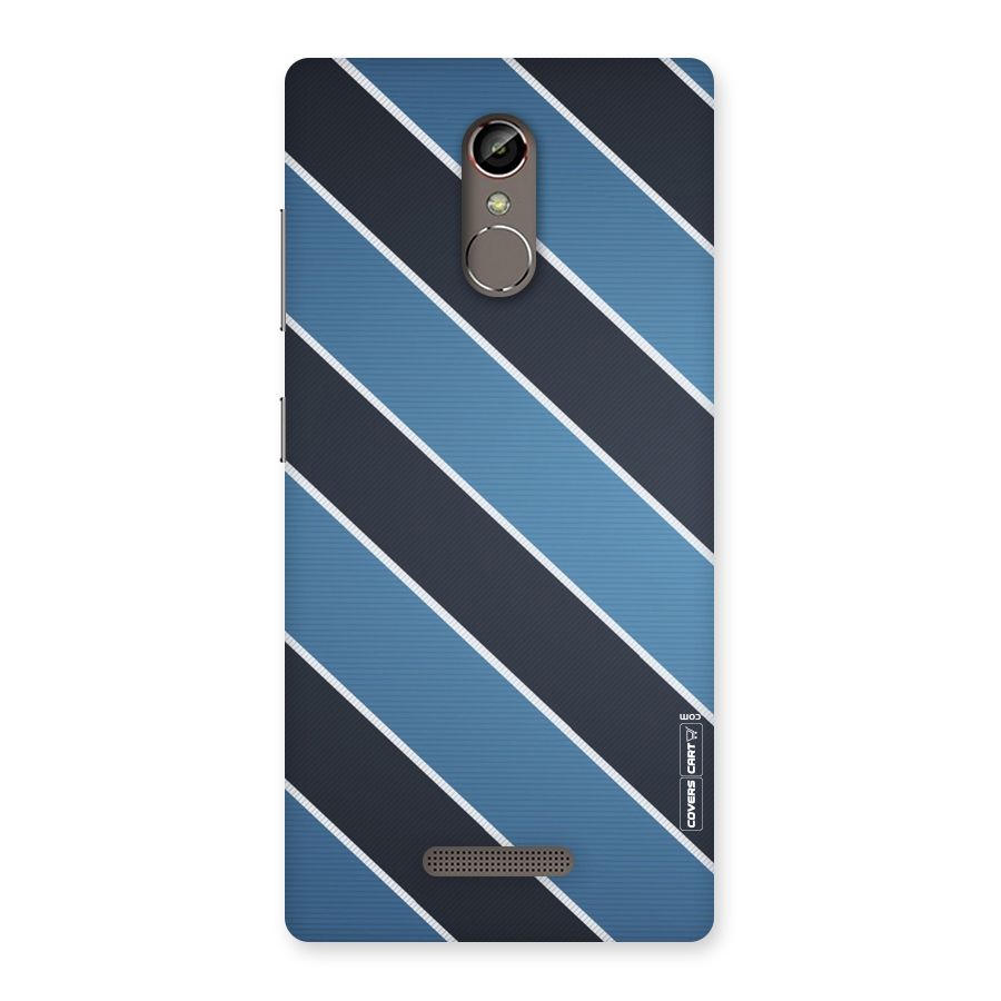 Blue Black Stripes Back Case for Gionee S6s
