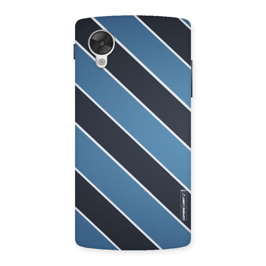Blue Black Stripes Back Case for Google Nexsus 5