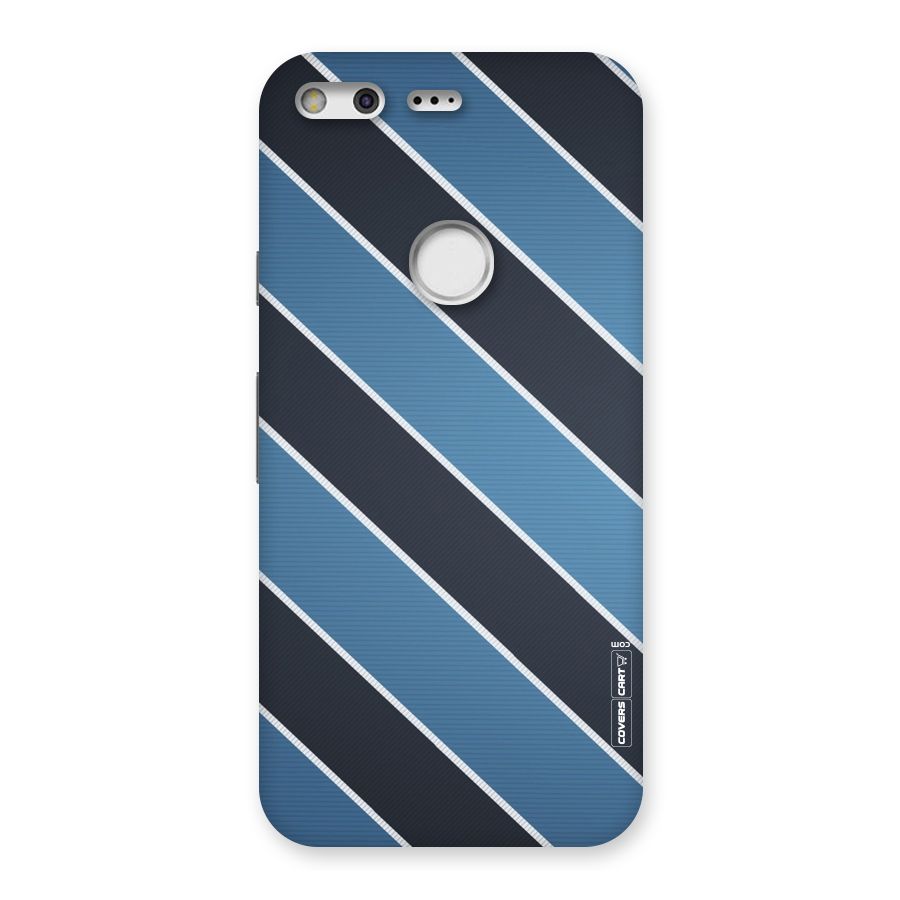 Blue Black Stripes Back Case for Google Pixel