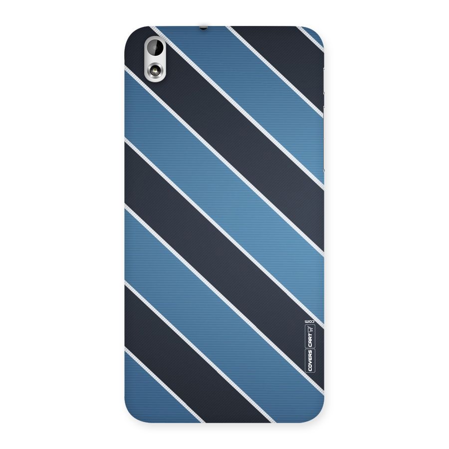 Blue Black Stripes Back Case for HTC Desire 816g