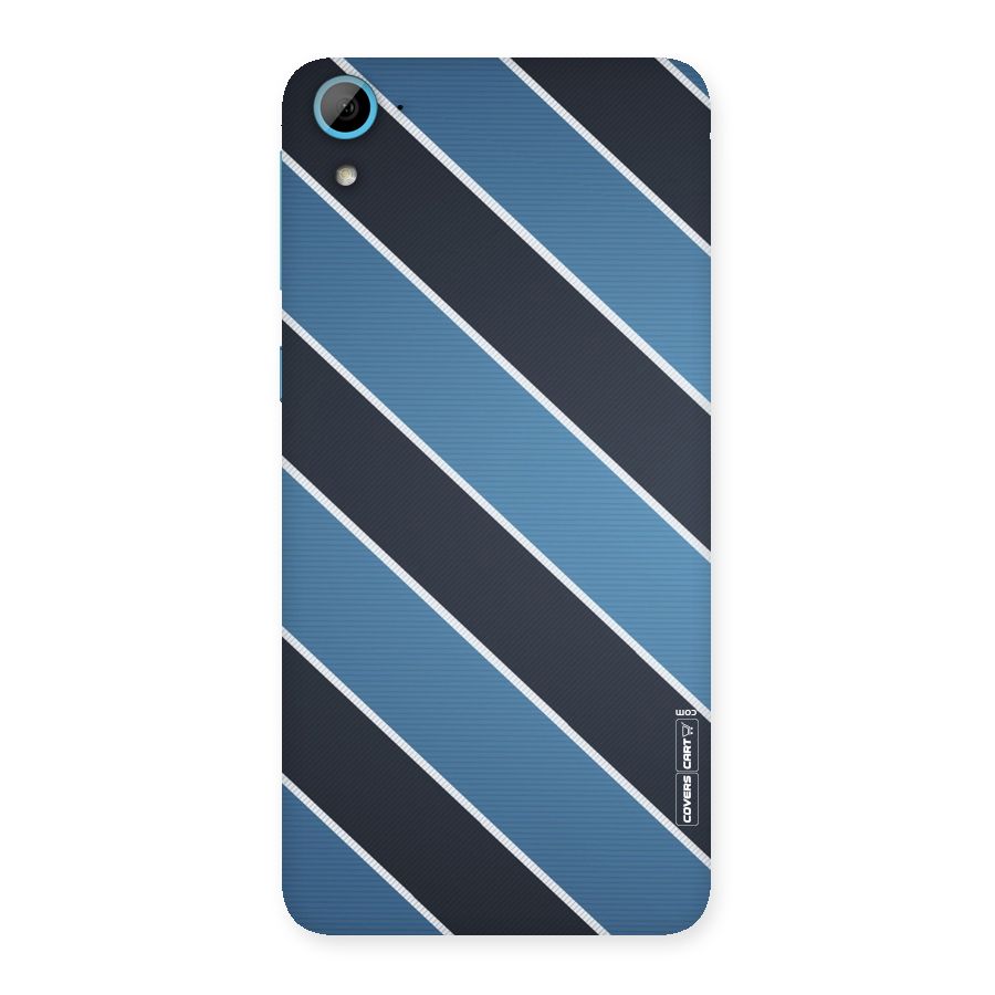 Blue Black Stripes Back Case for HTC Desire 826