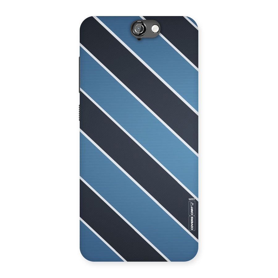 Blue Black Stripes Back Case for HTC One A9