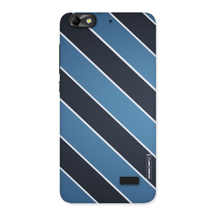 Blue Black Stripes Back Case for Honor 4C