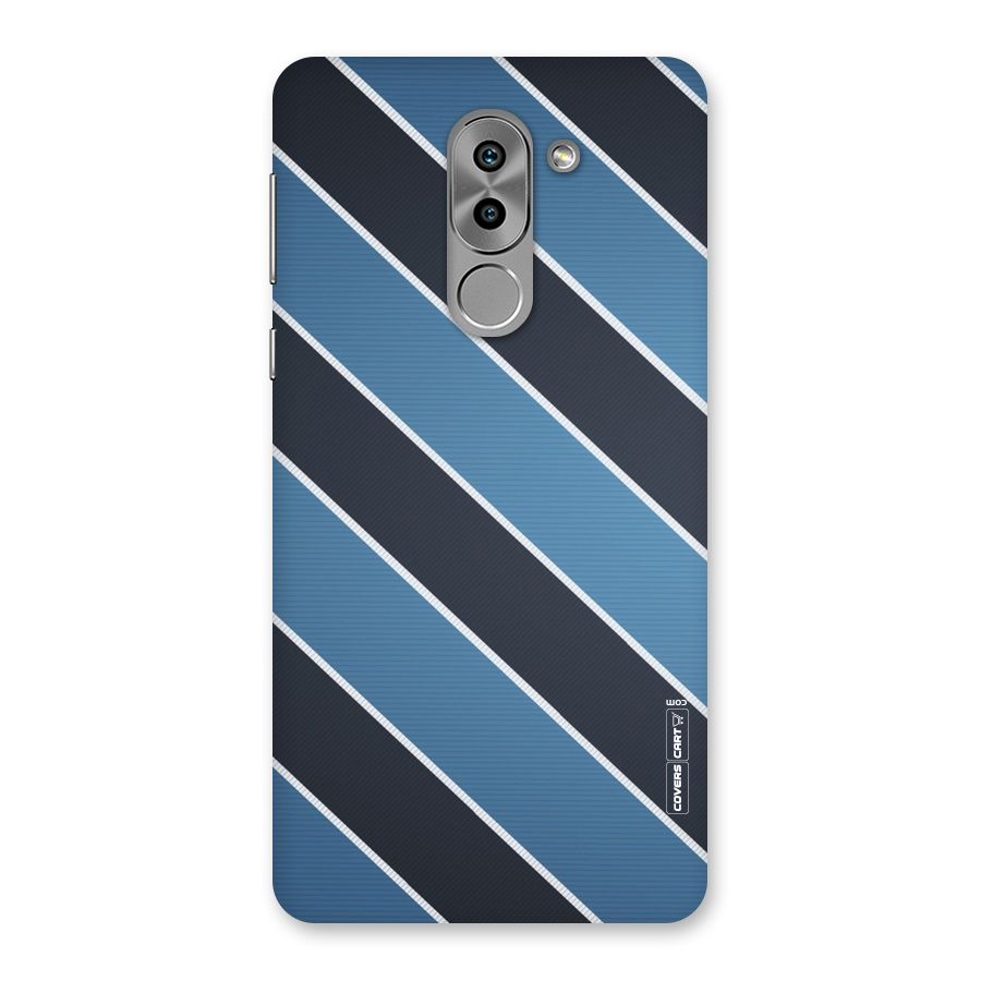 Blue Black Stripes Back Case for Honor 6X