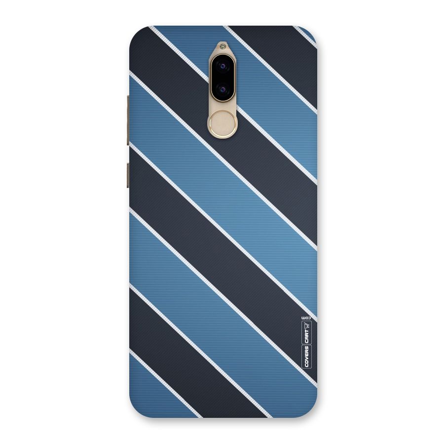 Blue Black Stripes Back Case for Honor 9i