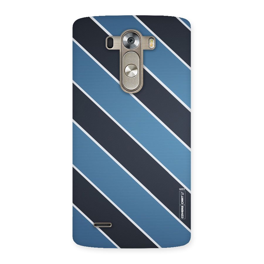 Blue Black Stripes Back Case for LG G3