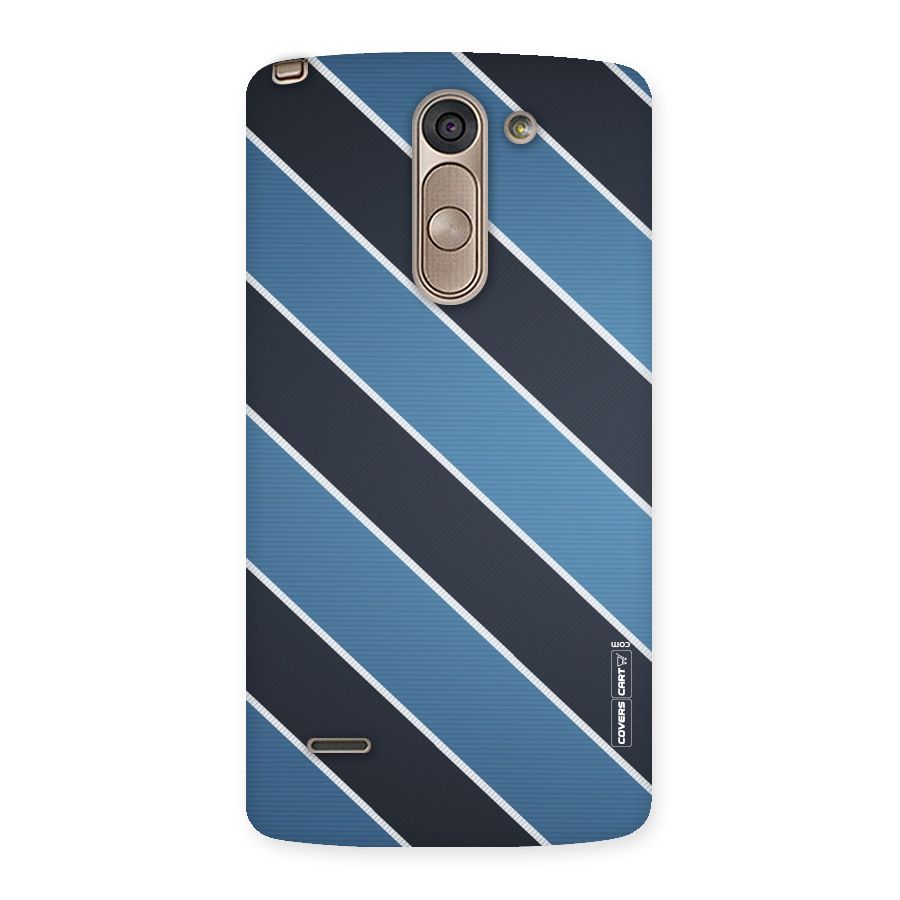 Blue Black Stripes Back Case for LG G3 Stylus