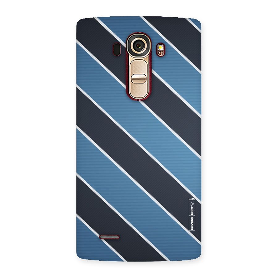 Blue Black Stripes Back Case for LG G4