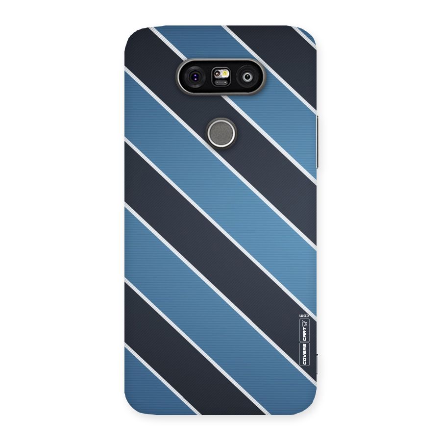 Blue Black Stripes Back Case for LG G5