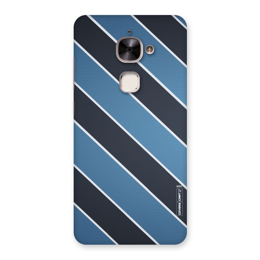 Blue Black Stripes Back Case for Le 2
