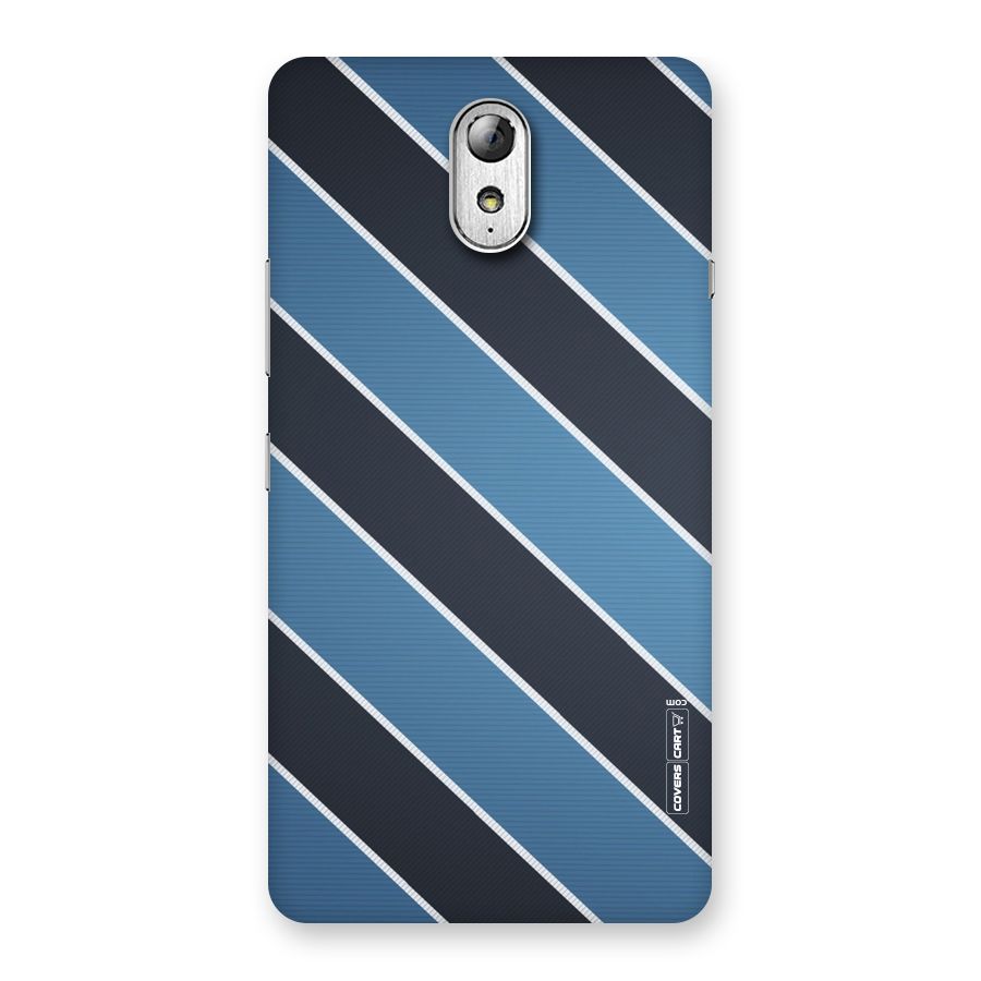 Blue Black Stripes Back Case for Lenovo Vibe P1M