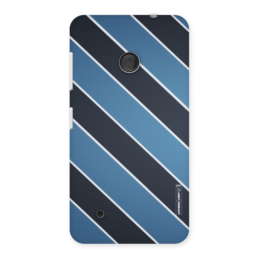 Blue Black Stripes Back Case for Lumia 530
