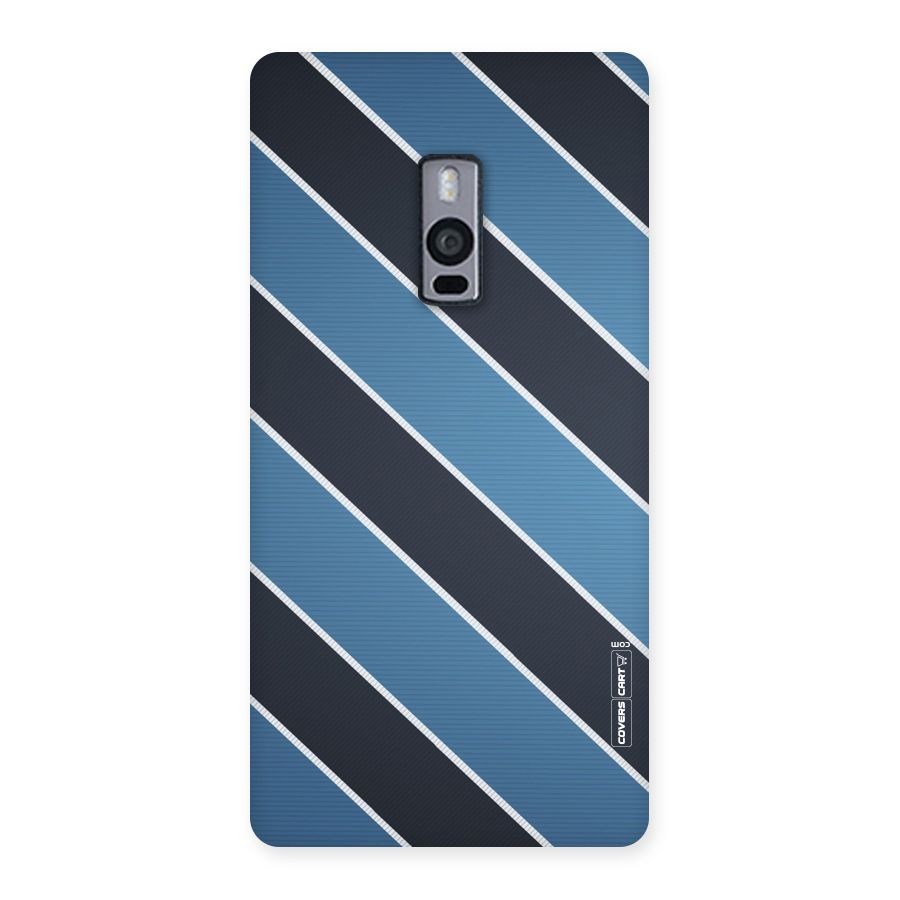 Blue Black Stripes Back Case for OnePlus Two