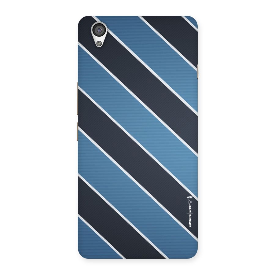 Blue Black Stripes Back Case for OnePlus X