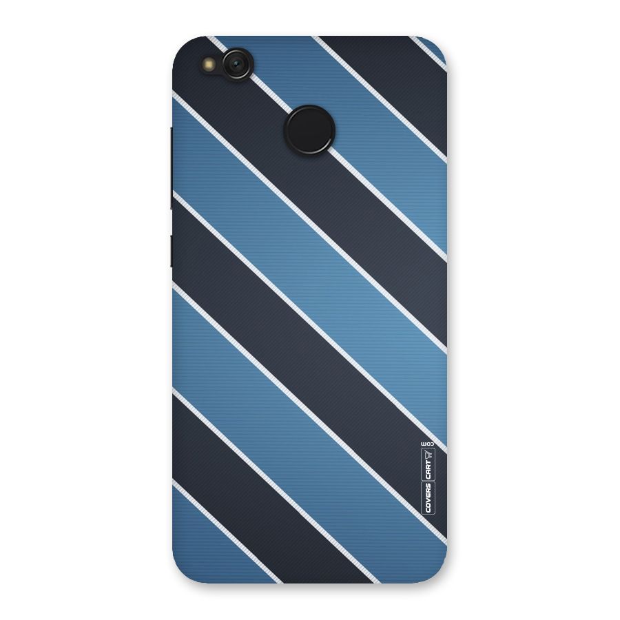 Blue Black Stripes Back Case for Redmi 4