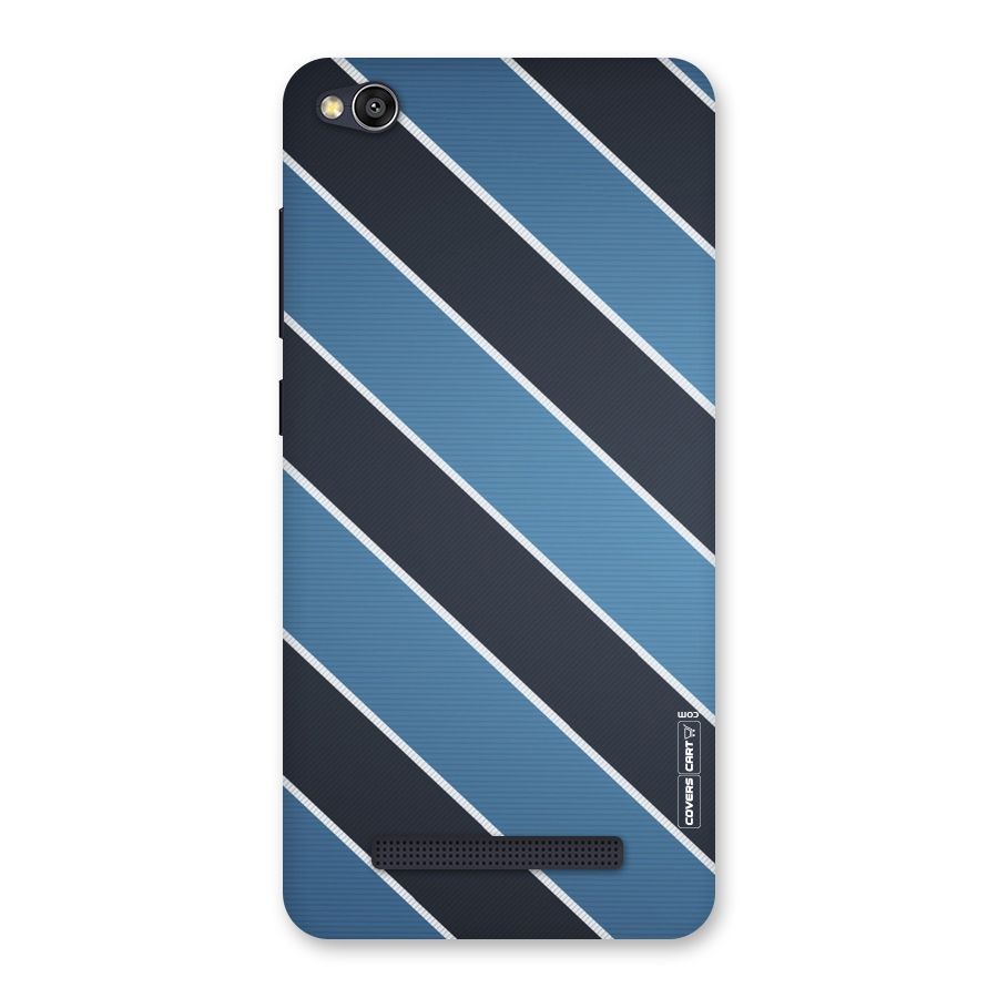 Blue Black Stripes Back Case for Redmi 4A