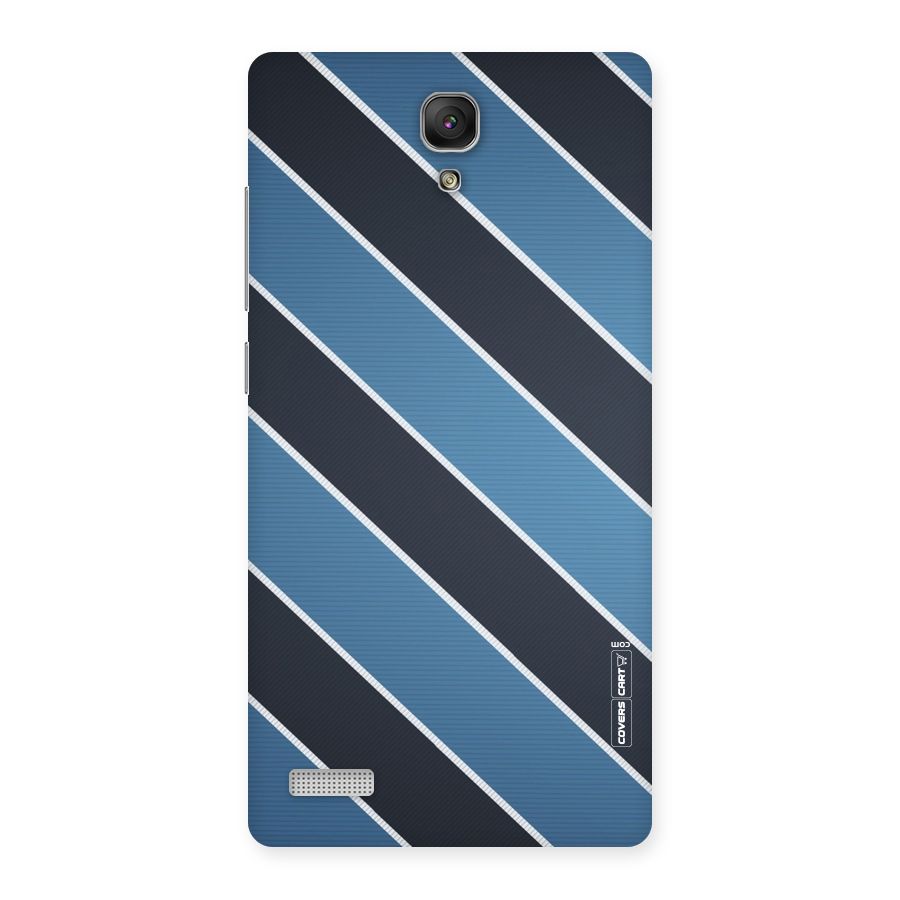 Blue Black Stripes Back Case for Redmi Note Prime